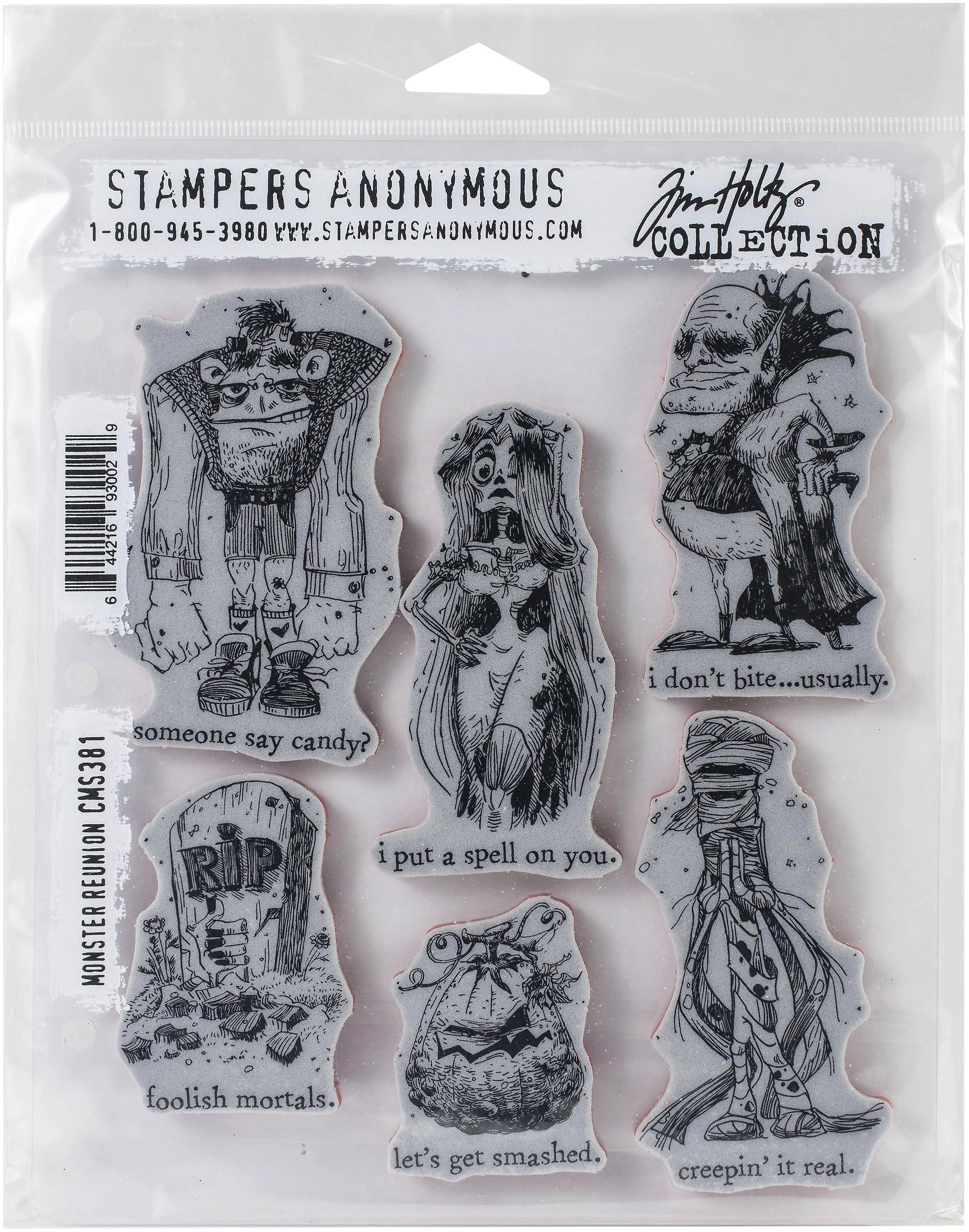 Tim Holtz Cling Stamps - Ladies & Gentlemen