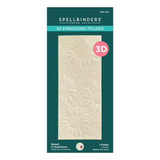 Spellbinders - 3D Embossing Folders - Basket Of Sunshine