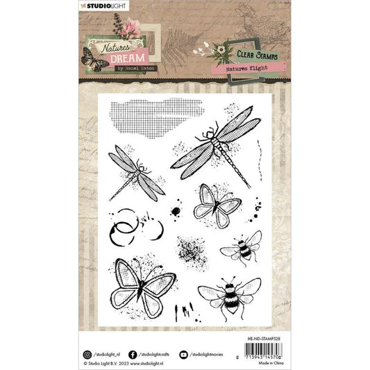 Studio Light  Clear Stamps- Natures Dream - Nature's Flight