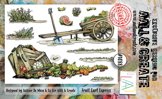 AALL & CREATE - A6 Stamps - Fruit Cart Express #1088