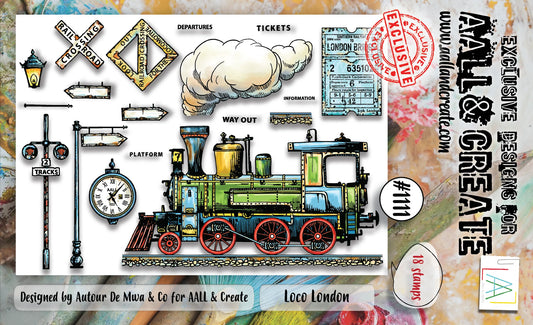 AALL & CREATE - A6 Stamps - Loco London #1111