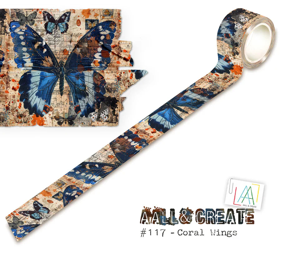 AALL & CREATE - Washi Tape  - Coral Wings #117