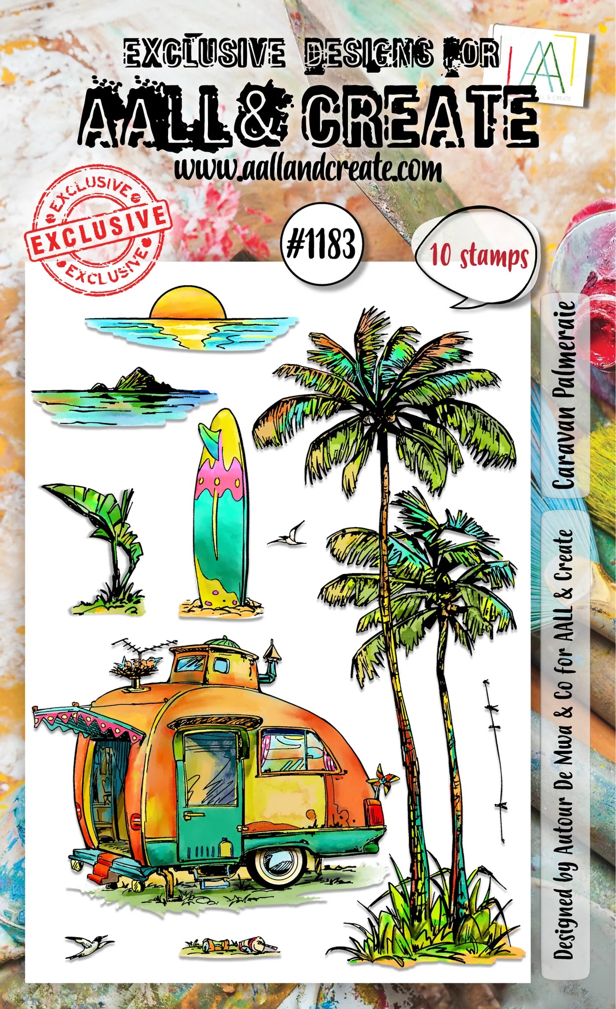 AALL & CREATE - A6 Stamps - Caravan Palmeraie # 1183