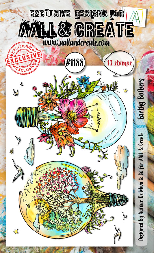 AALL & CREATE - A6 Stamps - Earthly Bulbers #1188