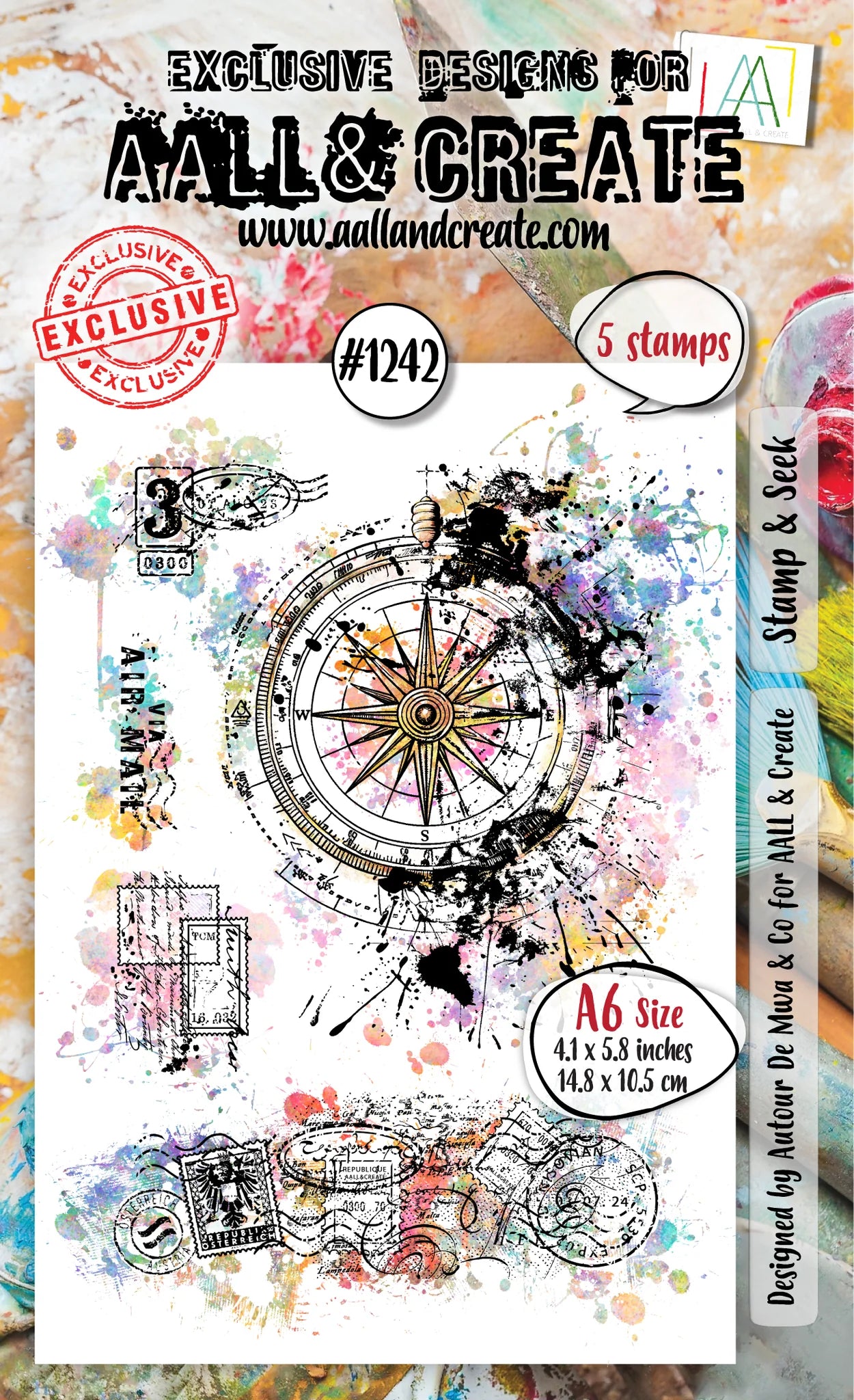 AALL & CREATE - A6 Stamps - Stamp & Seek #1242