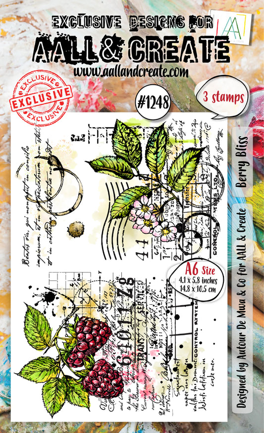 AALL & CREATE - A6 Stamps -Berry Bliss #1248