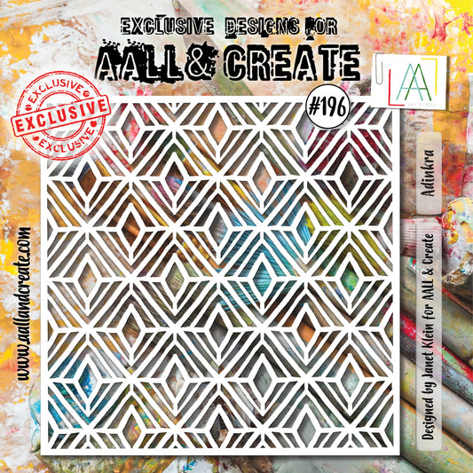 AALL & CREATE - 6X6  Stencil  - Adinkra # 196