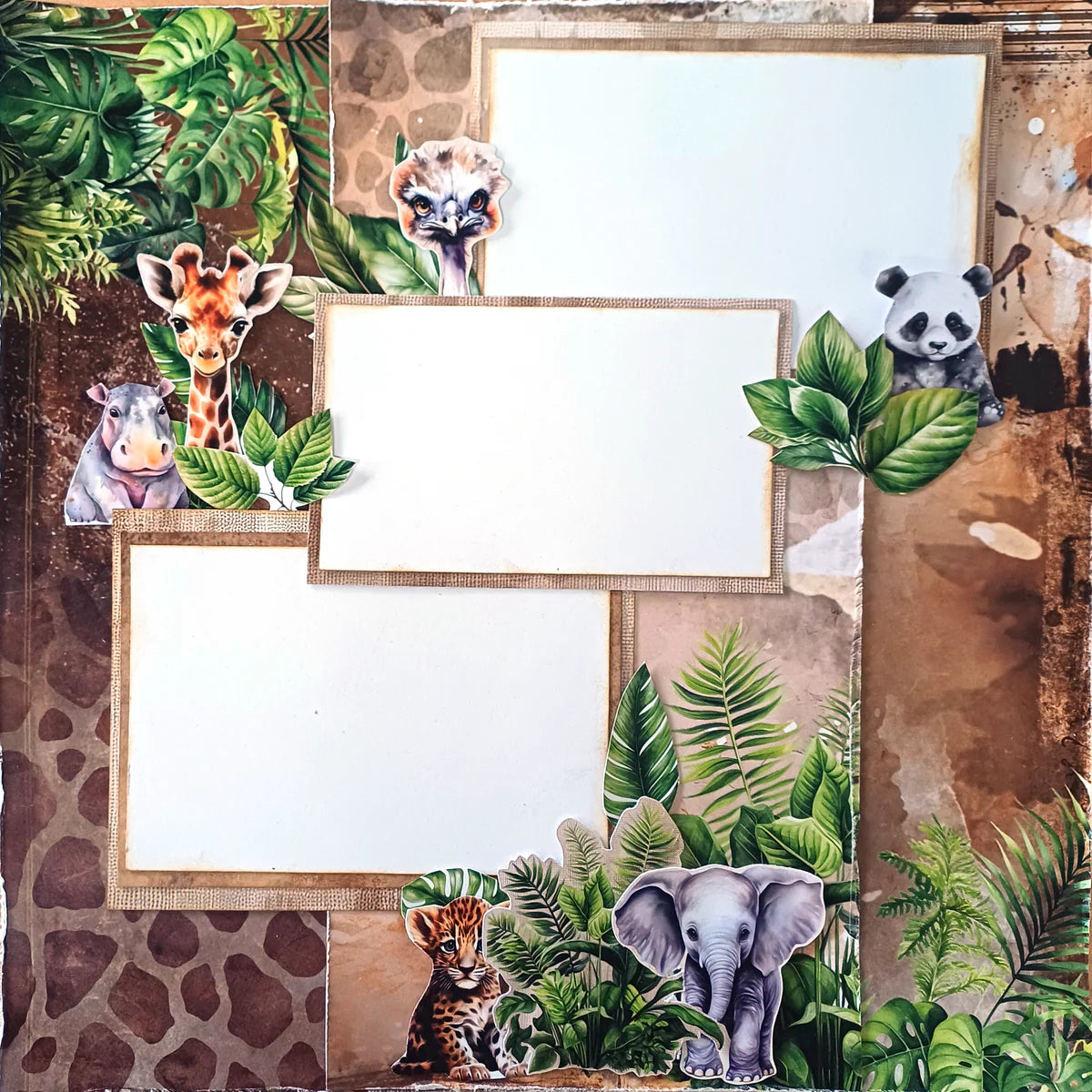 3 Quarter Designs - Zoo Encounter Mini Collection Designer Paper & Diecuts Set