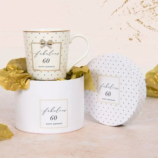 Jewelled 60th Birthday Mug