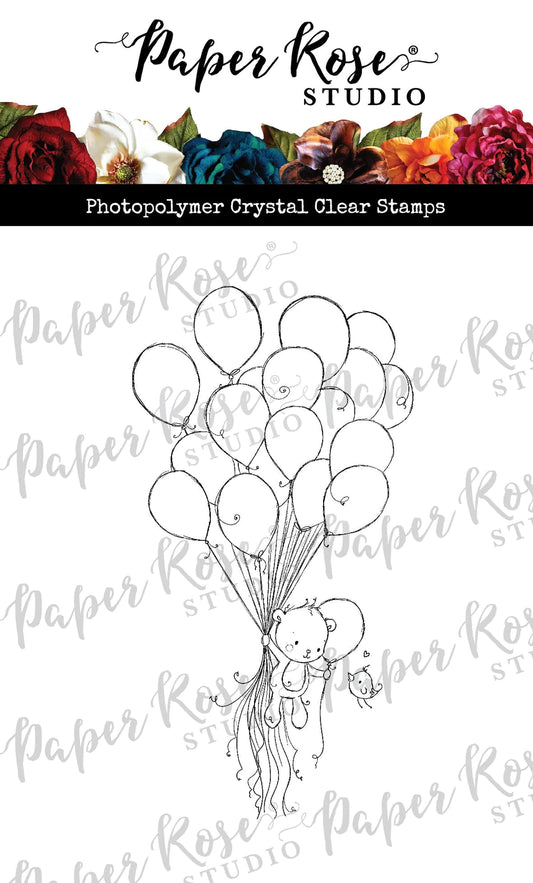 Paper Rose -  Clear Stamp Set -Teddy's Ballons