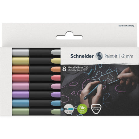 Schneider Paint It 020 Metallic Liner 1.2mm Set 8