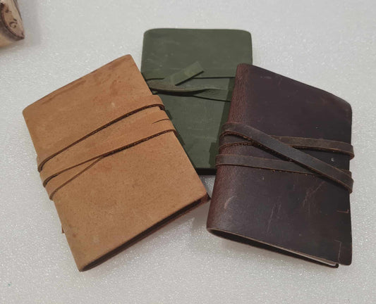 Leather Bound Journal - 3" x 4"