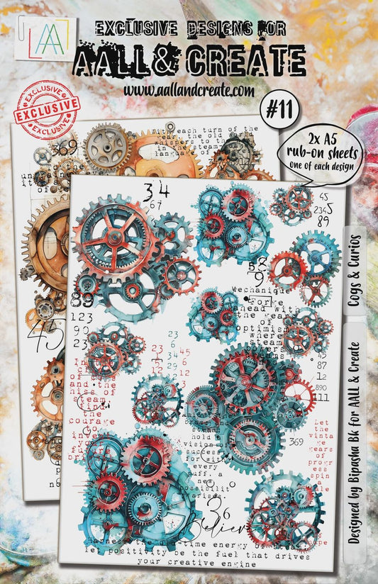 AALL & Create Rub-on Sheets  Cogs & Curios #11