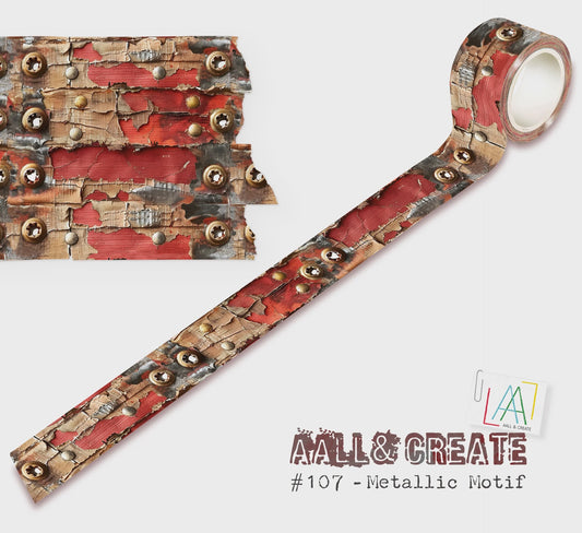 AALL & CREATE - Washi Tape  - Metallic Motif