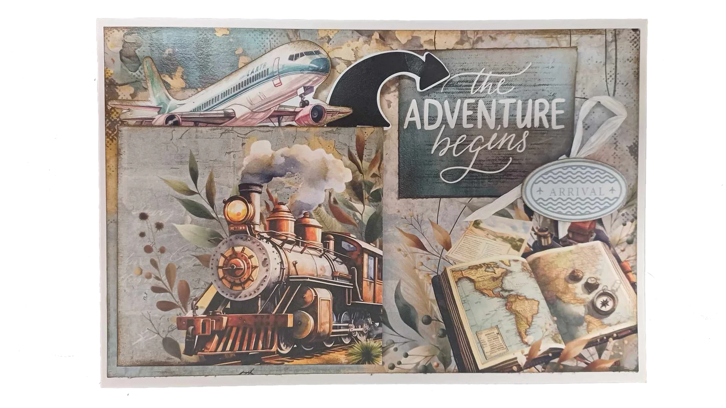 3 Quarter Designs -Adventures Return 6x4 Card Pack