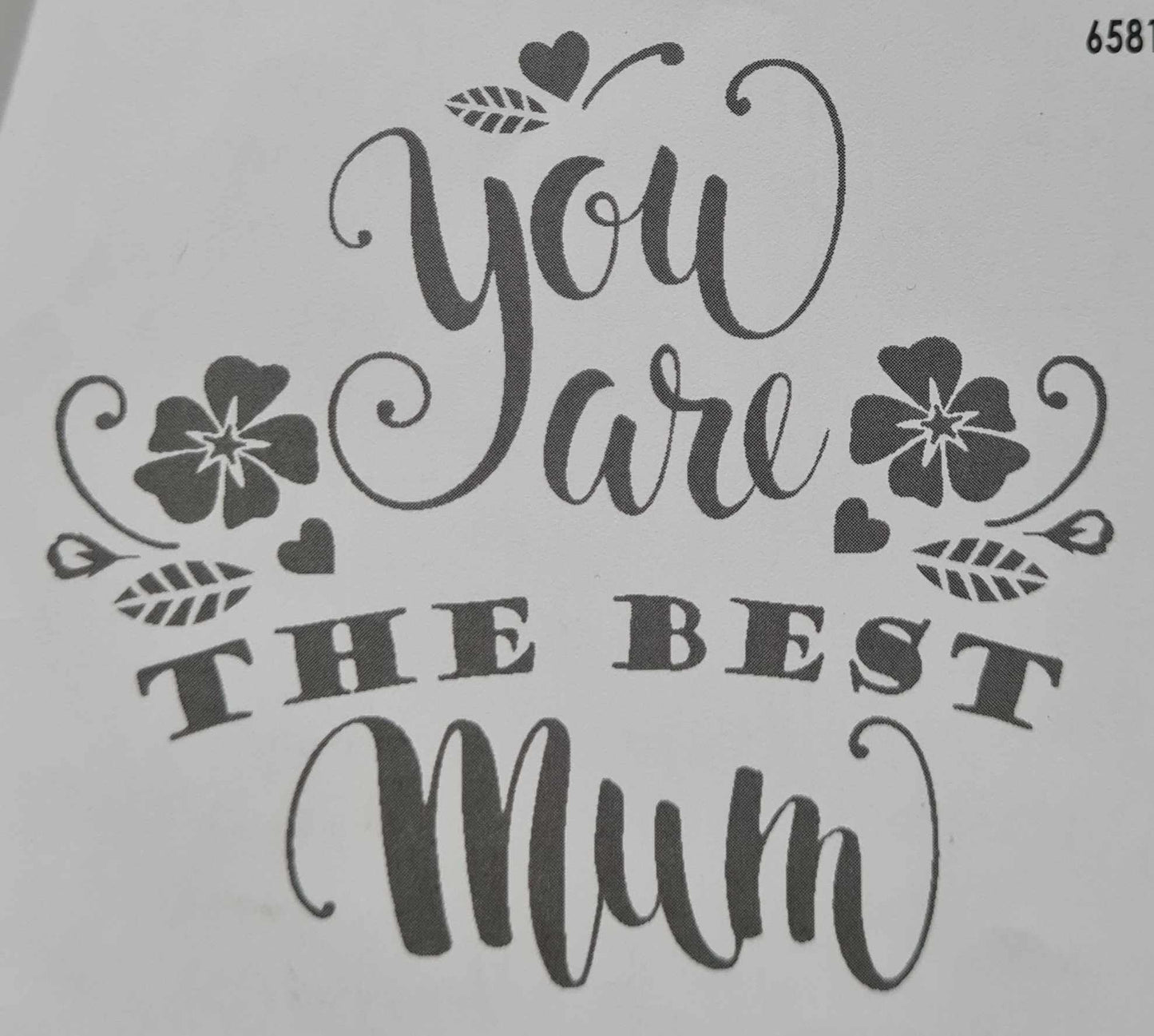 Kaszazz Rubber Stamp - Best Mum