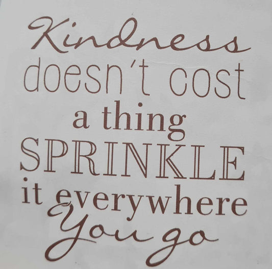 Kaszazz Rubber Stamp - Kindness