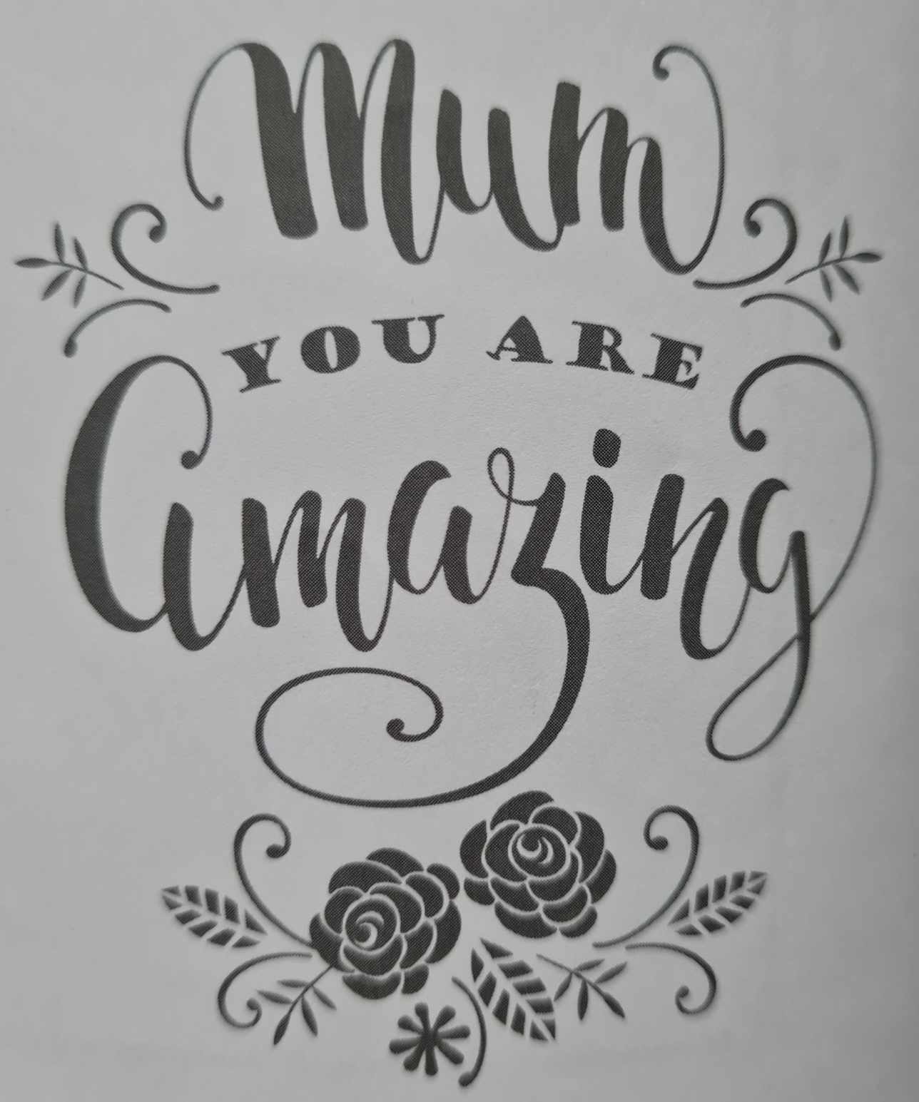 Kaszazz Rubber Stamp - Amazing Mum