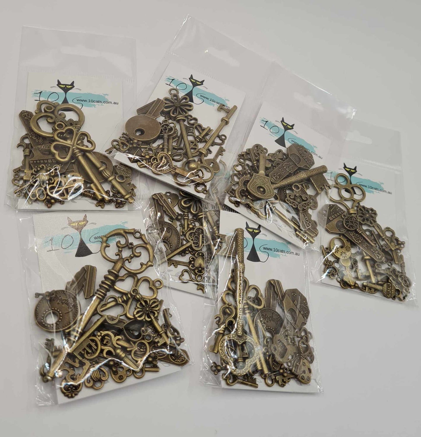 Metal Embellishments - Assorted Keys