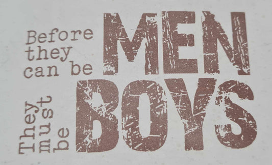 Kaszazz Rubber Stamp - Boys To Men