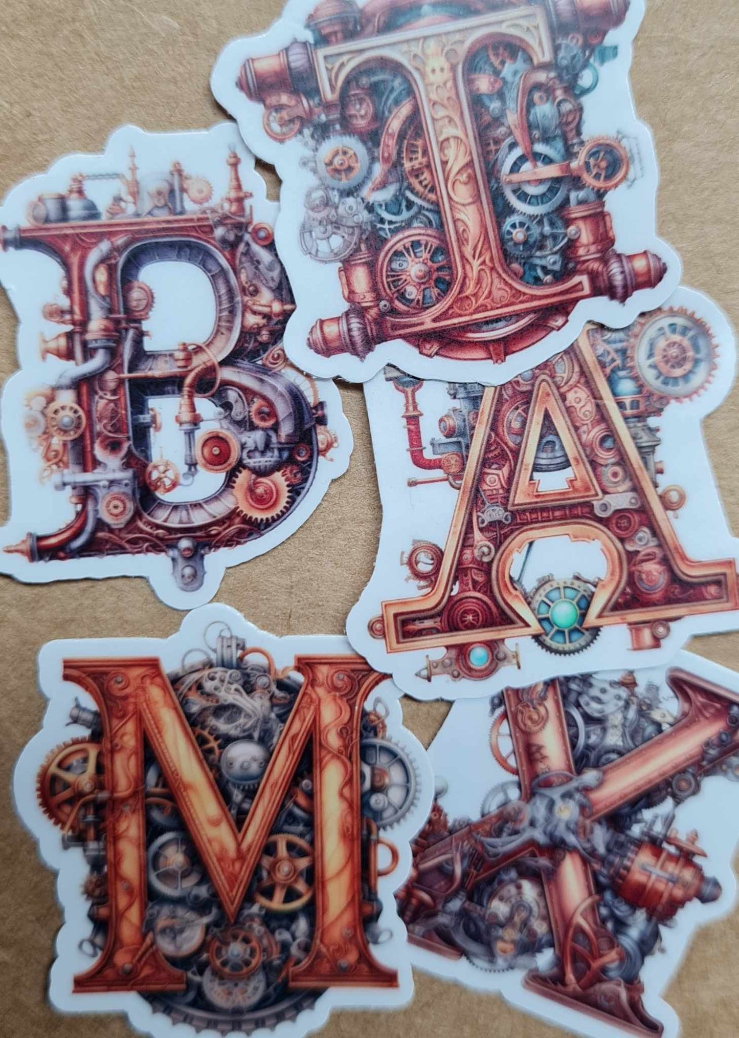 Steam Punk Alpha Letters