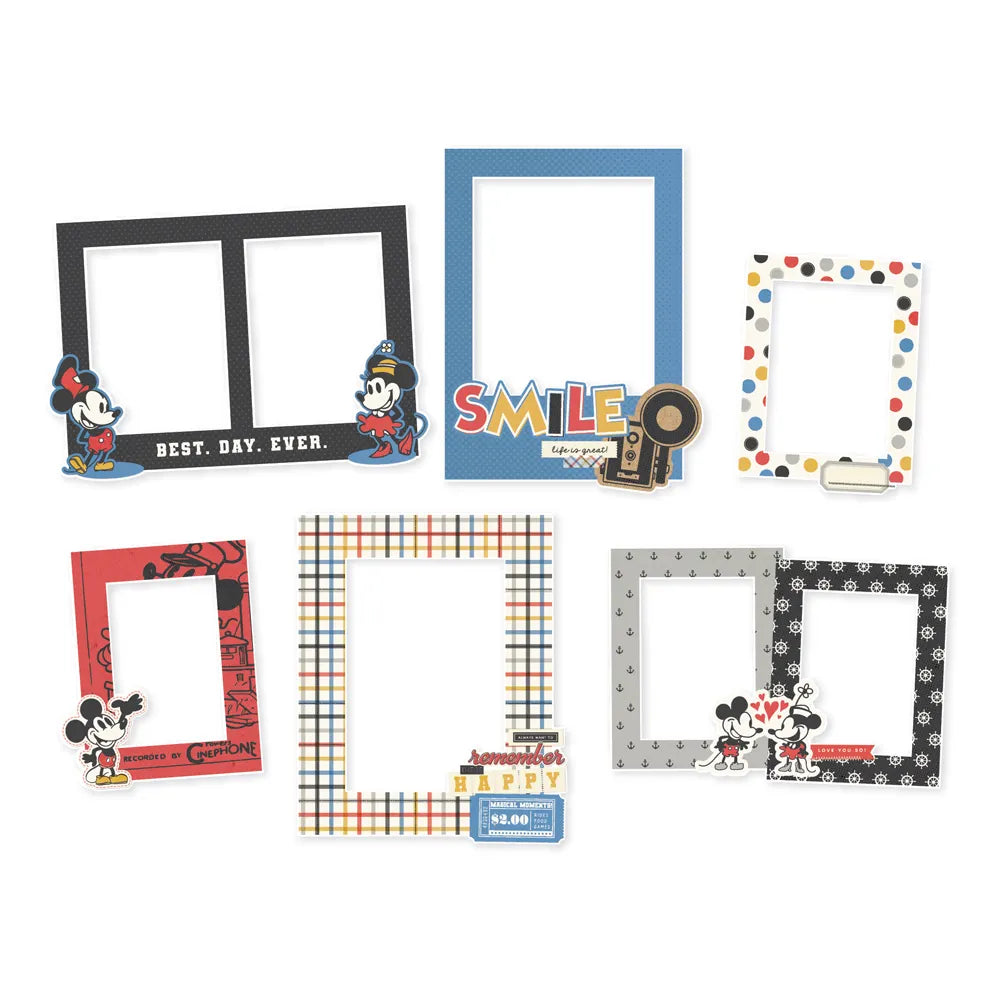 Simple Stories - Say Cheese Classic Mouse Chipboard Frames