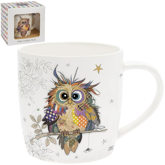 Otto Owl Bug Art mug