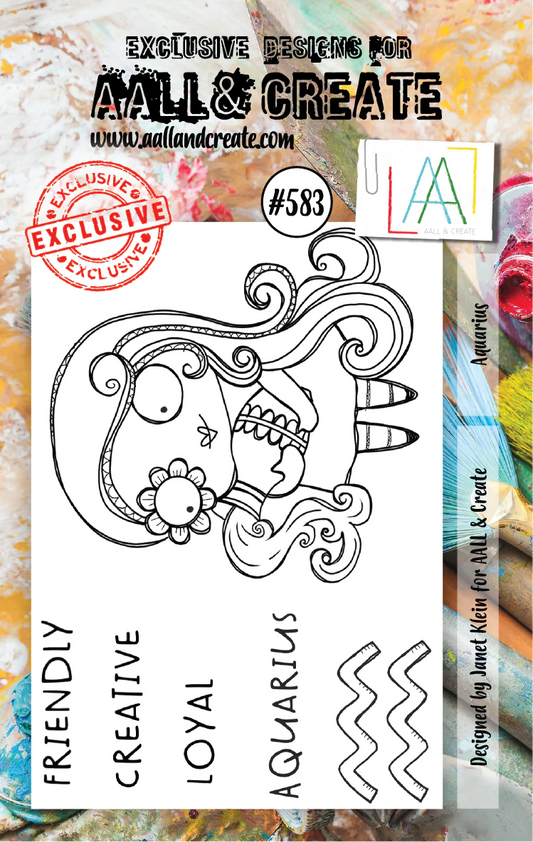 AALL & CREATE - A7 Stamps - Aquarius #583