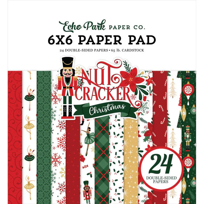 Echo Park Paper Company - Nut Cracker Christmas 6"x 6" double sided paper