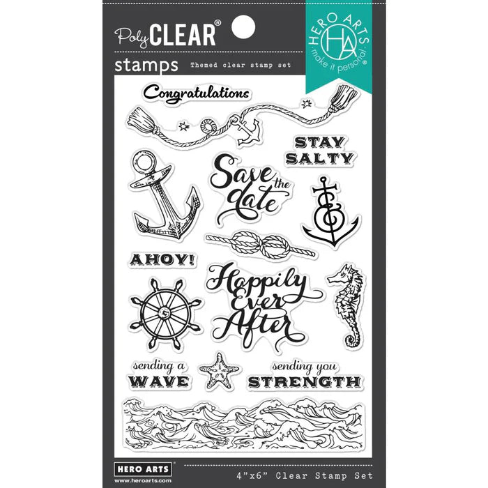 Hero Arts - Clear Stamp Nautical Messages