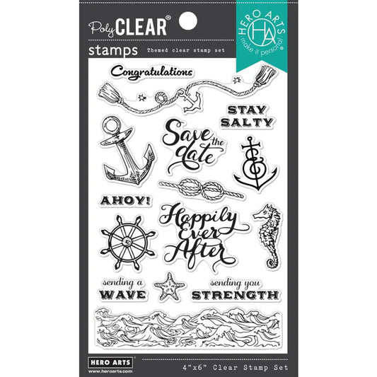 Hero Arts - Clear Stamp Nautical Messages