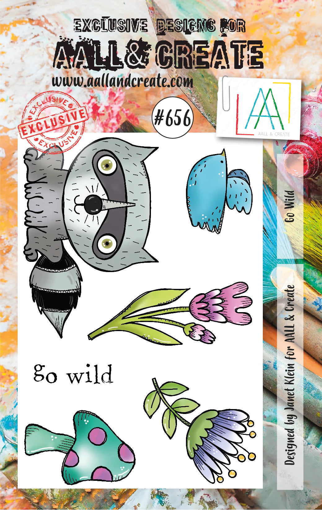 AALL & CREATE - A7 Stamps - Go Wild # 656