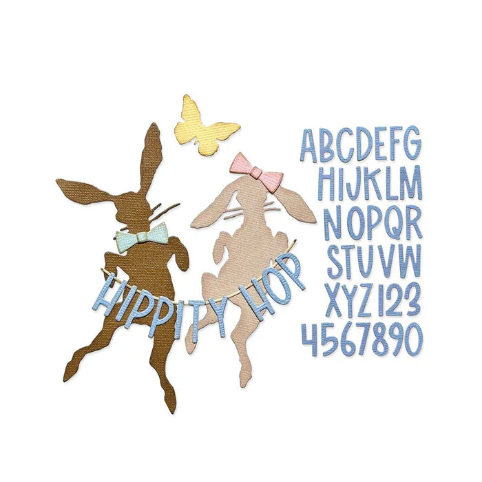 Sizzix - Thinlits - Vault Hippity Hop