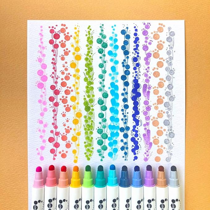 Kuretake Zig - Clean Colour Dot Twin Tip  12pk Set