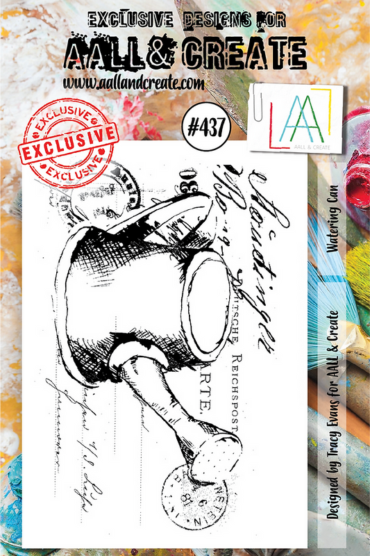 AALL & CREATE - A7 Stamps - Watering Can # 437