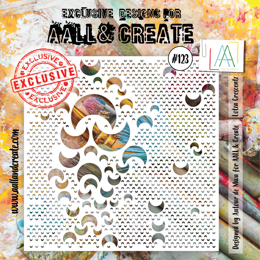 AALL & CREATE - 6X6  Stencil  - Lotza Crescentz