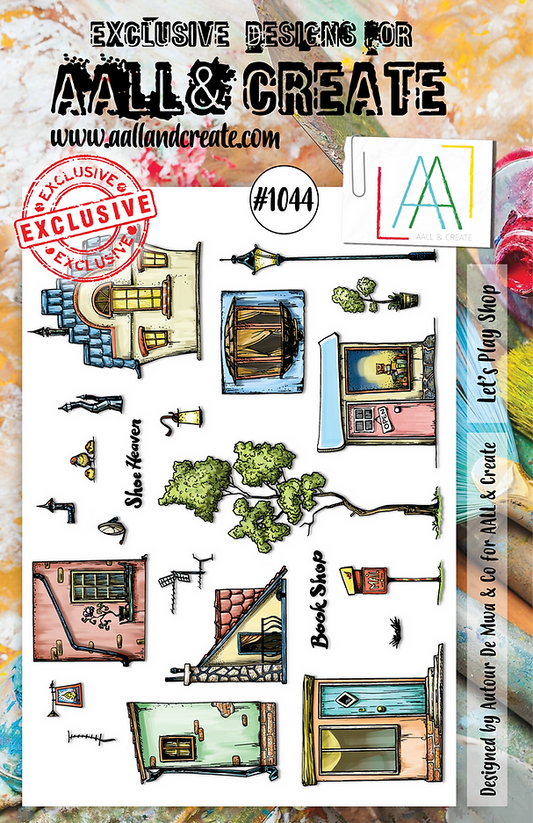 AALL & CREATE - A5 Stamps - Let's Play Shop # 1044