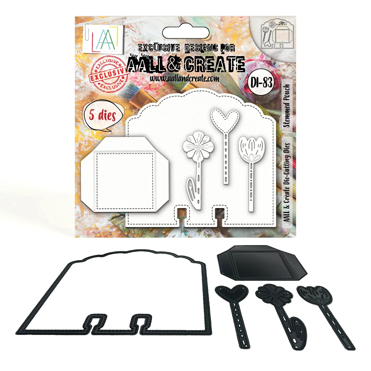 AALL & CREATE - Cutting Dies  - Stemmed Pouch # Dl-83