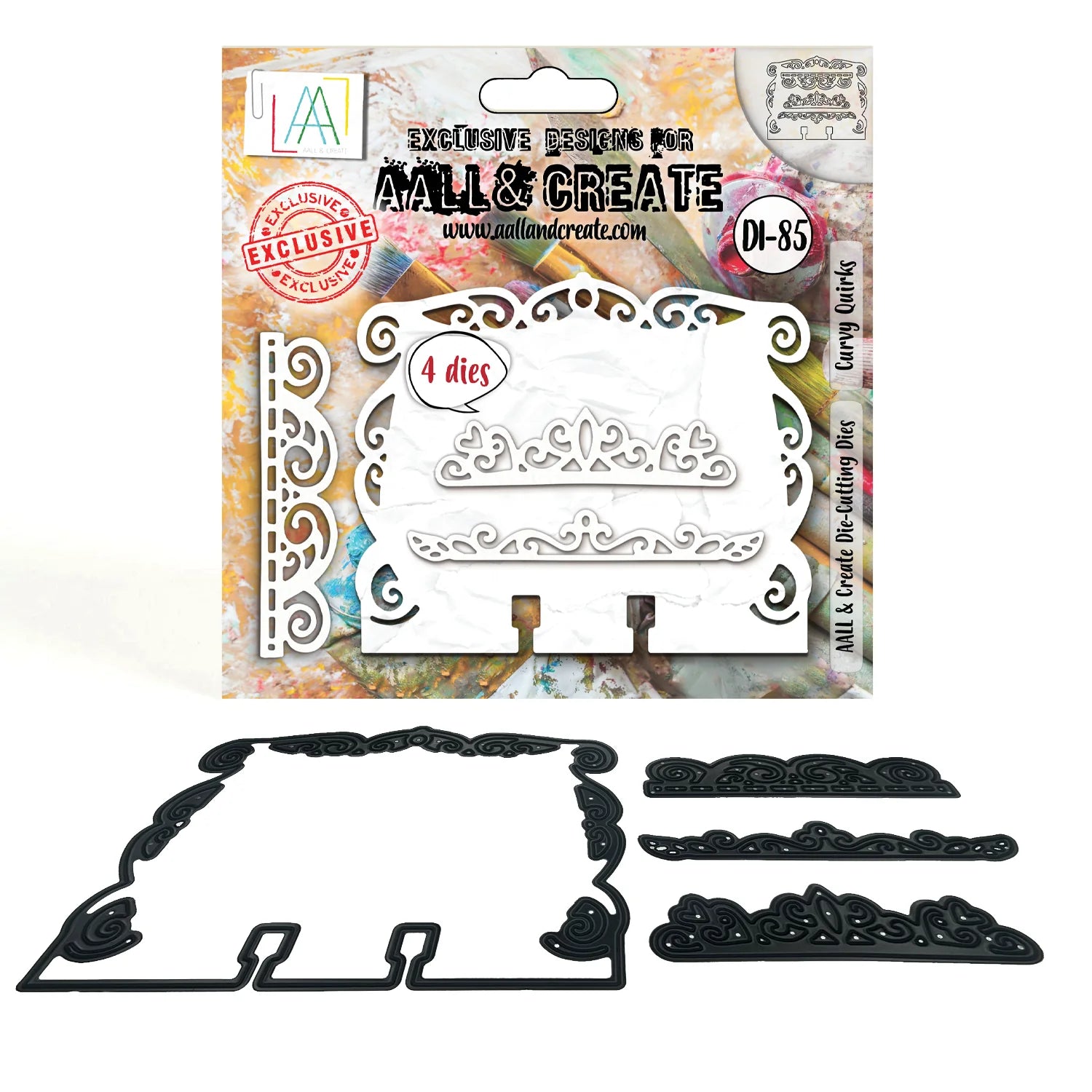 AALL & CREATE - Cutting Dies  - Curvy Quirks  #DI-85