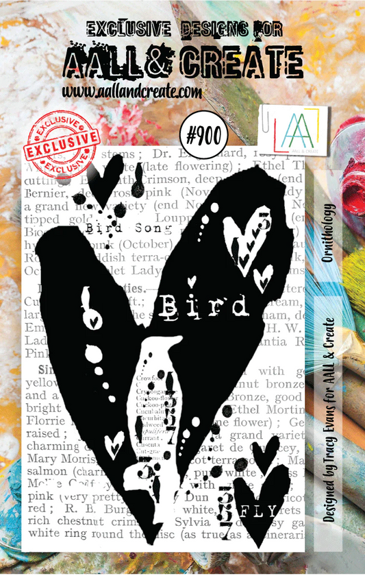 AALL & CREATE - A7 Stamp -Ornithology #900