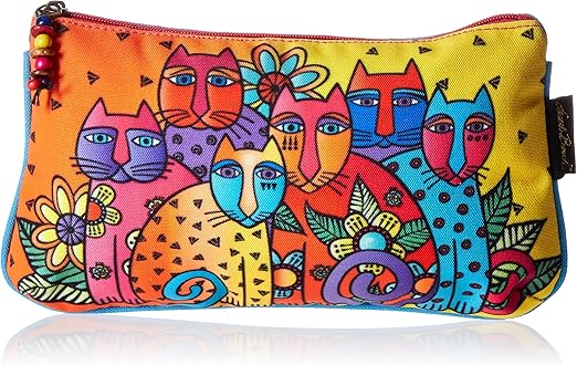 Laurel Burch Cosmetic Bags 3/Pkg-Feline Clan