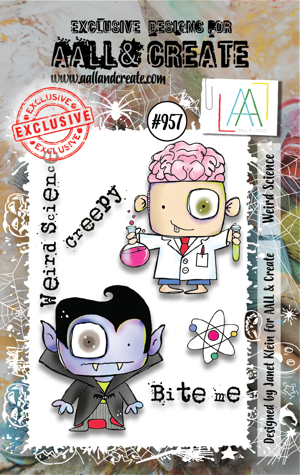 AALL & CREATE - A7 Stamp -Weird Science #957