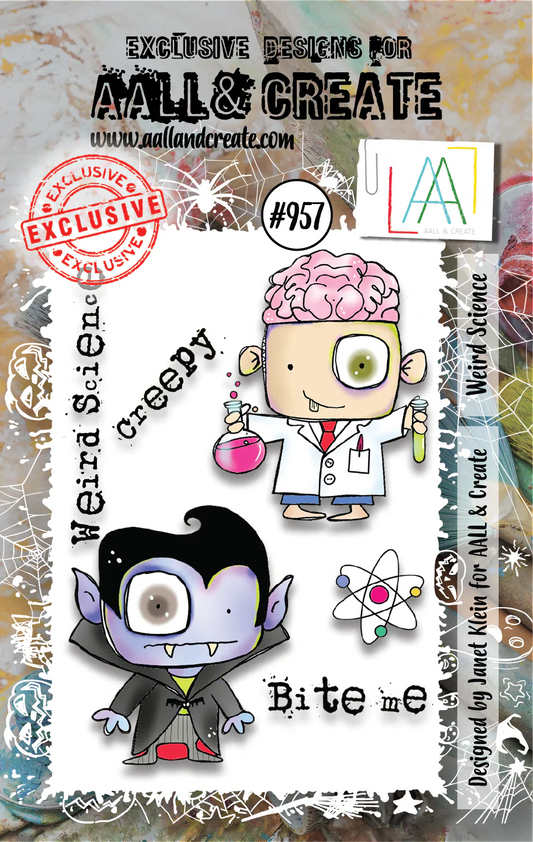 AALL & CREATE - A7 Stamp -Weird Science #957