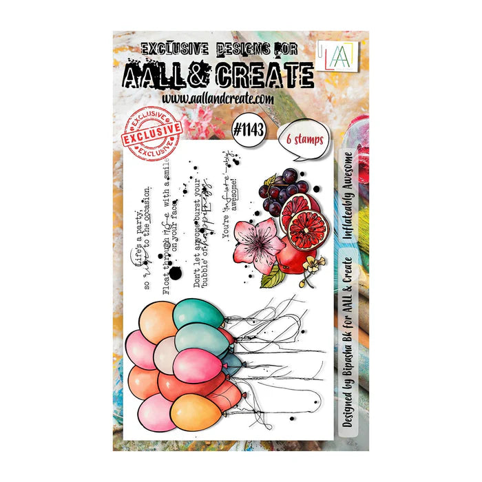 AALL & CREATE - A6 Stamps - Inflateably Awesome #1143