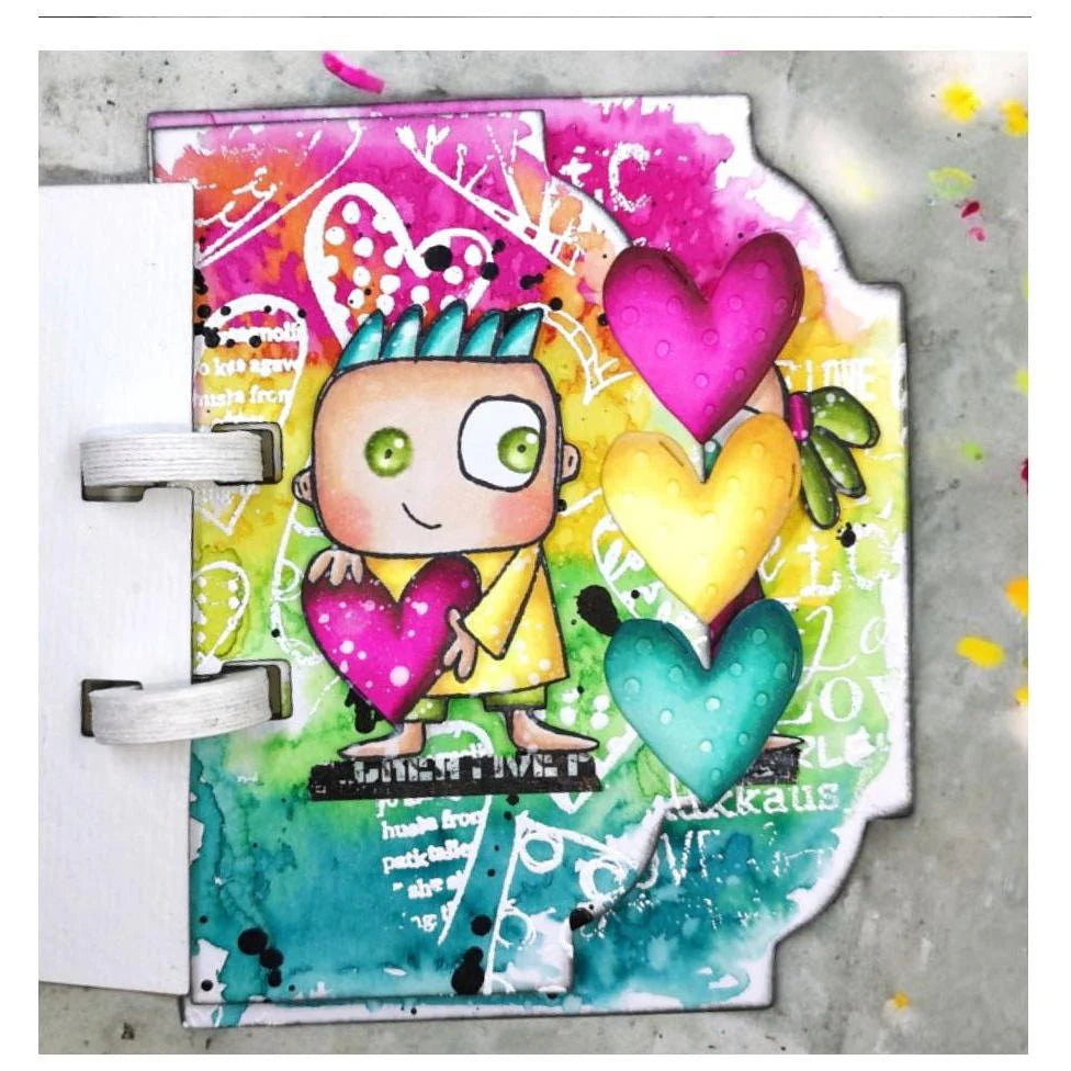 AALL & CREATE - Cutting Dies  - Dotted Love # Dl-82