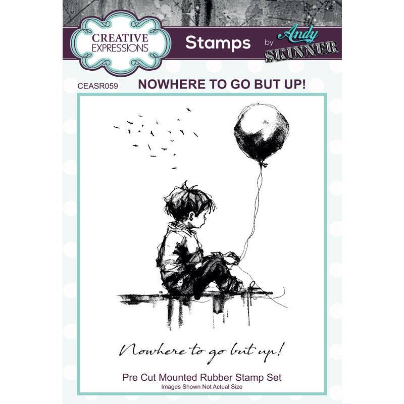 Creative Expressions Andy Skinner - Nowhere to Go But Up Stamp