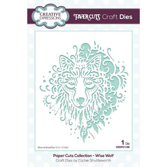 Creative Expressions - Paper Cuts Collection - Wise Wolf