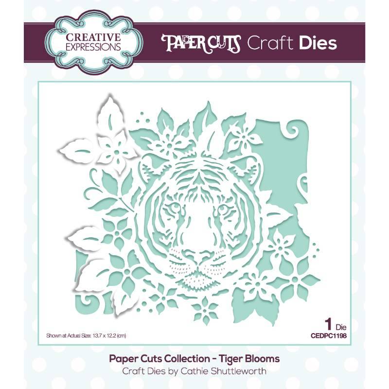 Creative Expressions - Paper Cuts Collection - Tiger Blooms