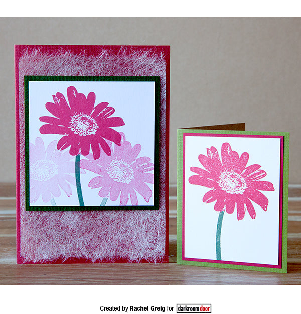 Rubber Stamp - Darkroom Door - Eclectic Stamp - Daisy