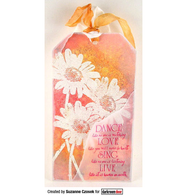 Rubber Stamp - Darkroom Door - Eclectic Stamp - Daisy